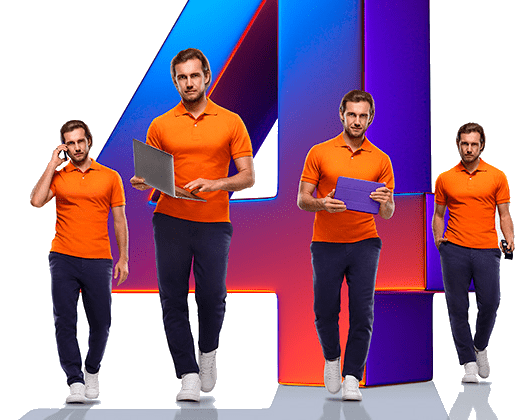 Великолепная четверка Ростелеком в деревня Баловинки (Липецкая область)